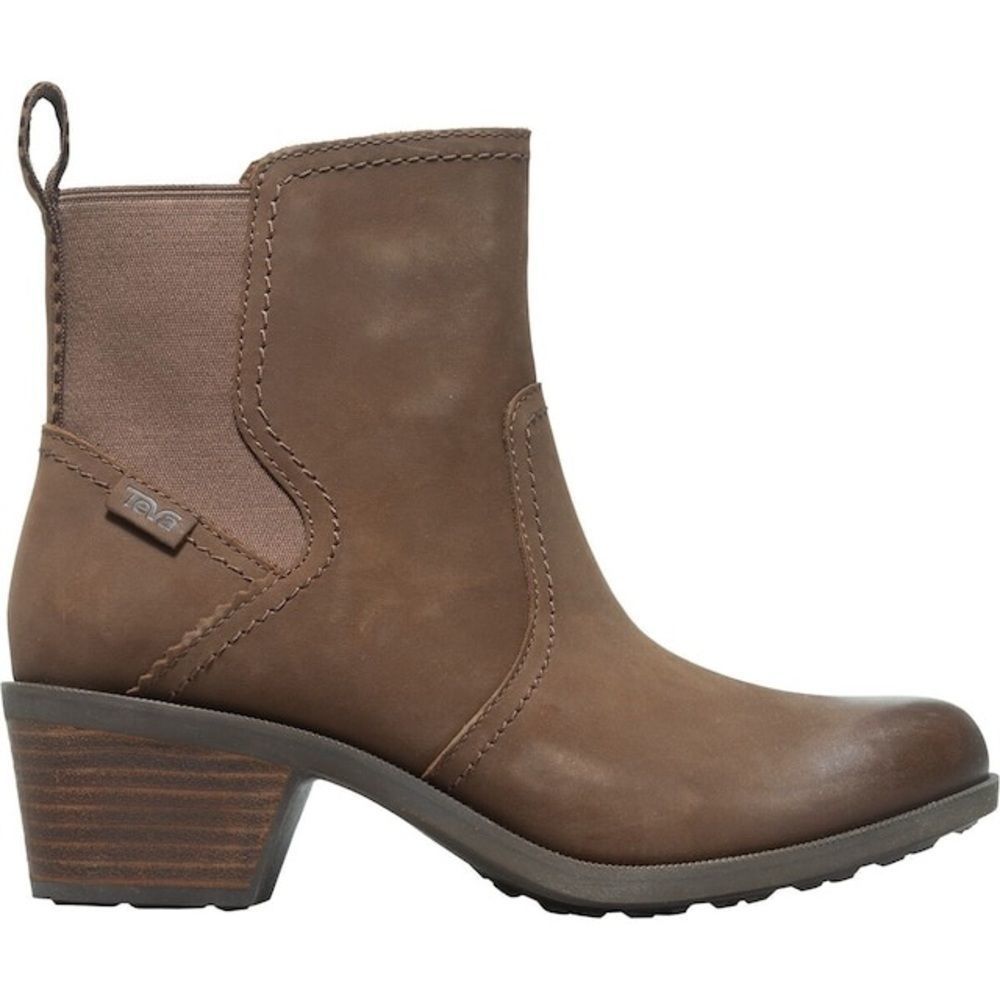 NWOT Teva Anaya Chelsea Waterproof Boot Bison Brown